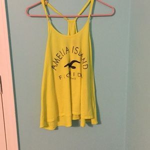 Cute yellow tank top